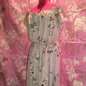 City Chic off-shoulder maxi dress